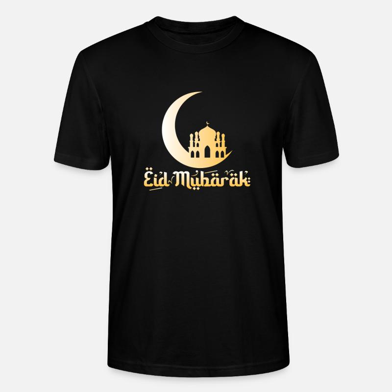Eid Mubarak - Stanley/Stella Unisex Bio-T-Shirt CRAFTER - Schwarz