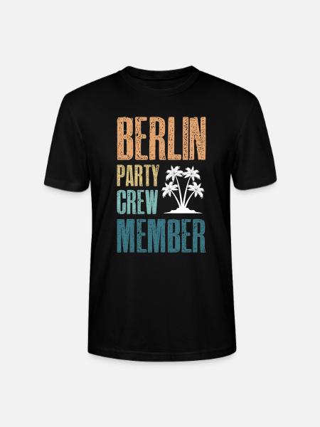 Berlin Party Crew - Stanley/Stella CRAFTER Unisex Organic T-Shirt - black