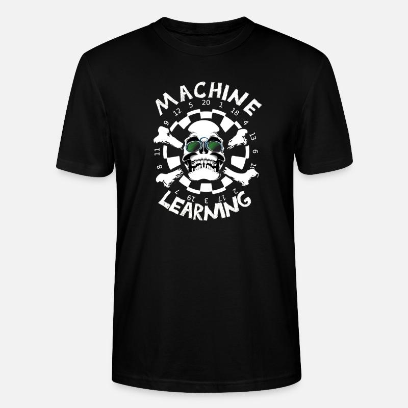 Machine learning - Stanley/Stella Unisex Bio-T-Shirt CRAFTER - Schwarz