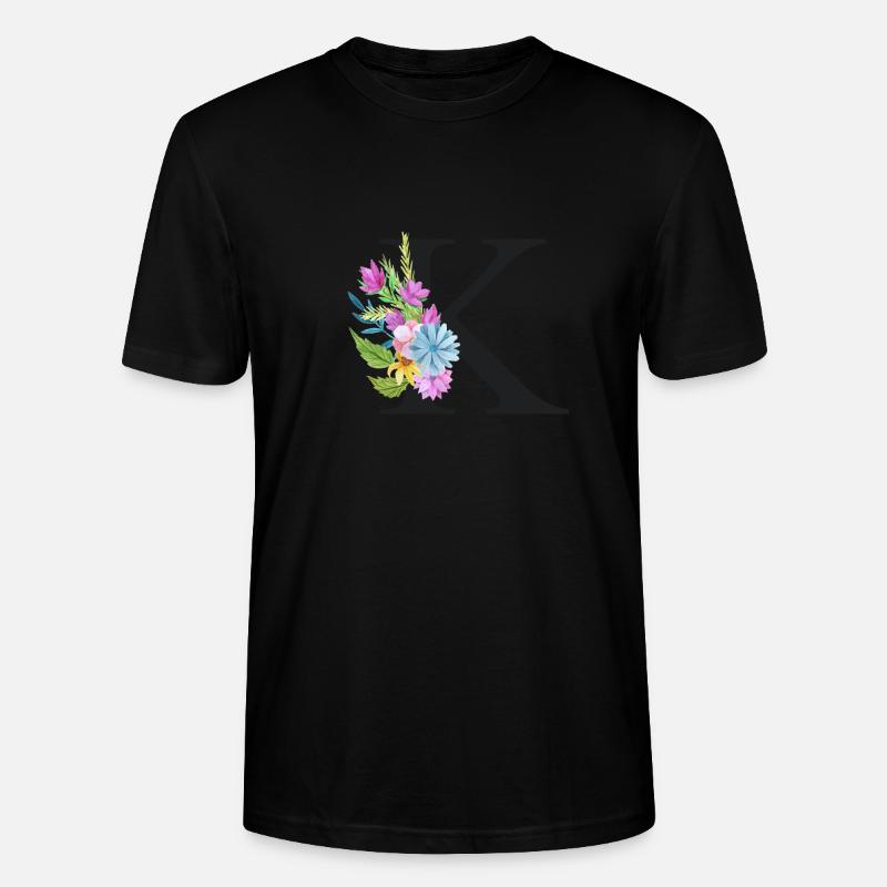 K Buchstabe Schwarz - Stanley/Stella Unisex Bio-T-Shirt CRAFTER - Schwarz