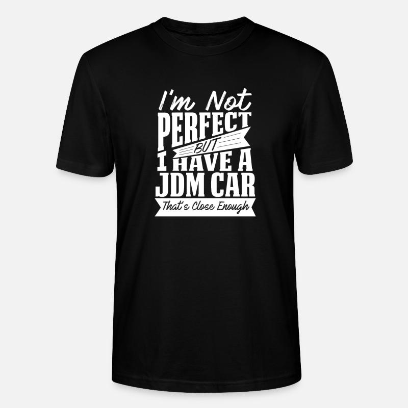 PERFEKT MIT JDM - Stanley/Stella Unisex Bio-T-Shirt CRAFTER - Schwarz