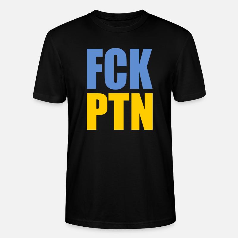 Fck ptn - Stanley/Stella Unisex Bio-T-Shirt CRAFTER - Schwarz