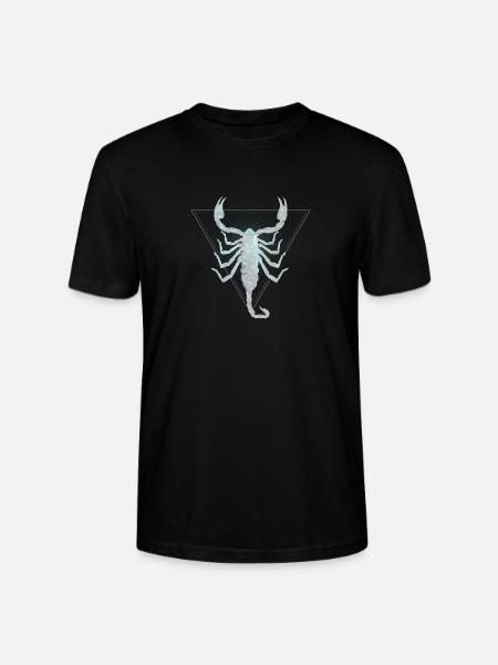 Sternzeichen Skorpion - Stanley/Stella Unisex Bio-T-Shirt CRAFTER - Schwarz