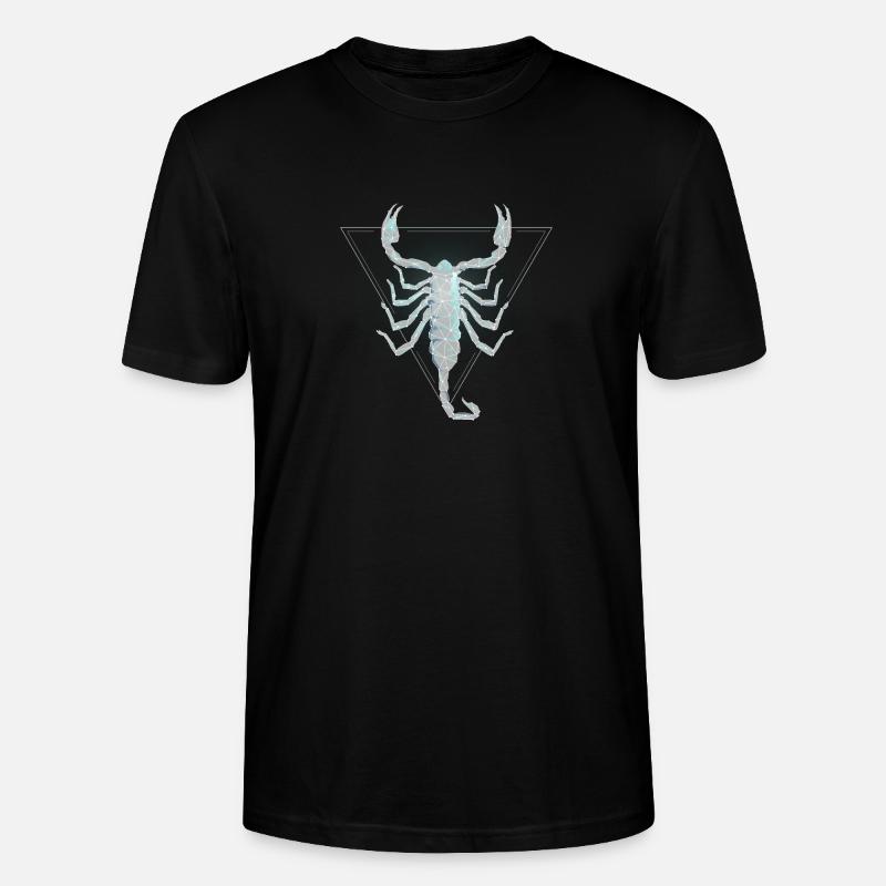 Sternzeichen Skorpion - Stanley/Stella Unisex Bio-T-Shirt CRAFTER - Schwarz
