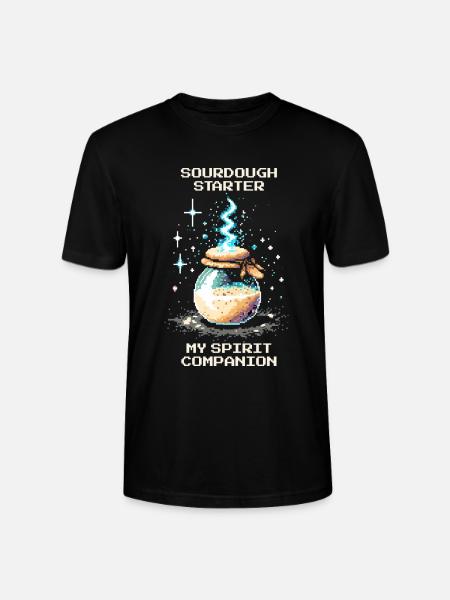 Sourdough: My soul mate | Baking bread - Stanley/Stella CRAFTER Unisex Organic T-Shirt - black