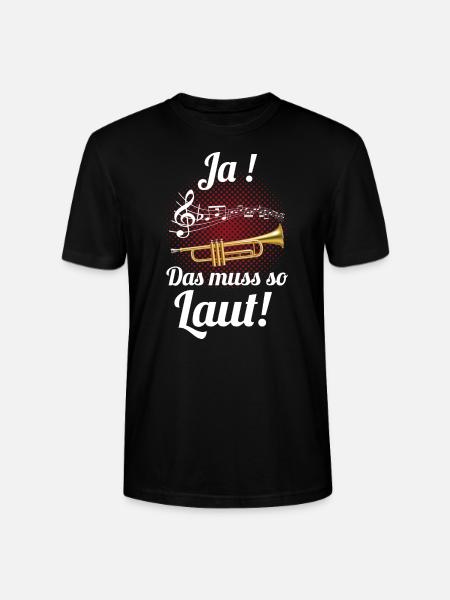 Trompete Spruch - Stanley/Stella Unisex Bio-T-Shirt CRAFTER - Schwarz