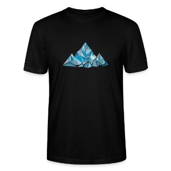 Berge - Stanley/Stella Unisex Bio-T-Shirt CRAFTER - Schwarz - Vorne - Alina (178cm) & Michal (187cm)