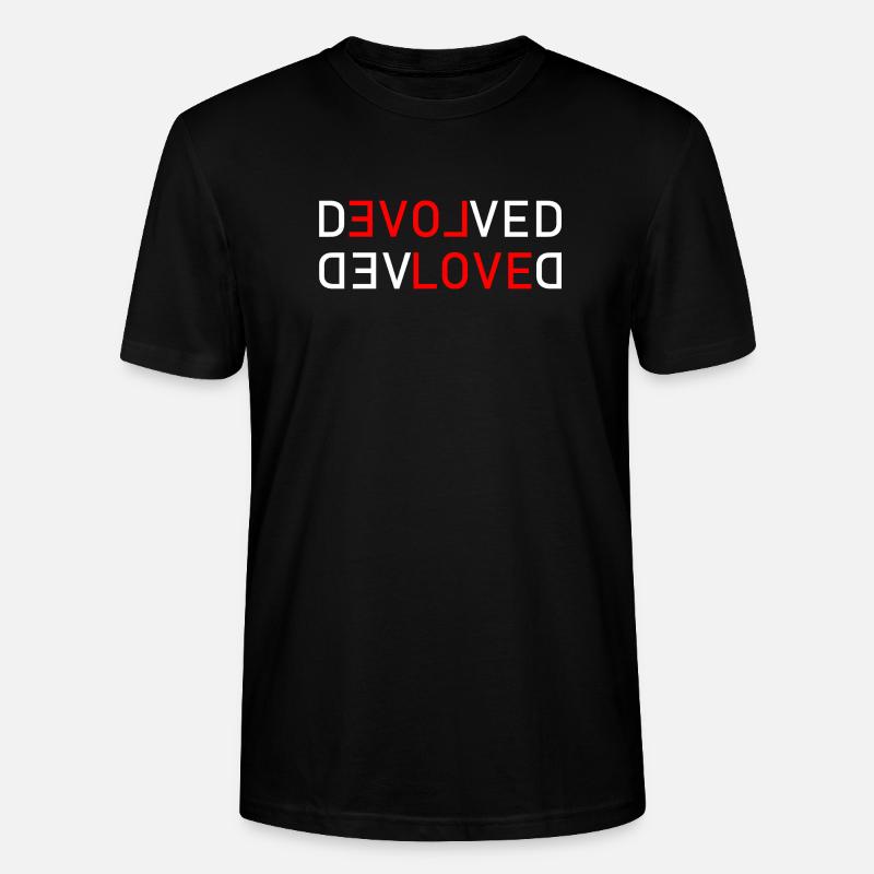 Love Devolved - Stanley/Stella Unisex Bio-T-Shirt CRAFTER - Schwarz