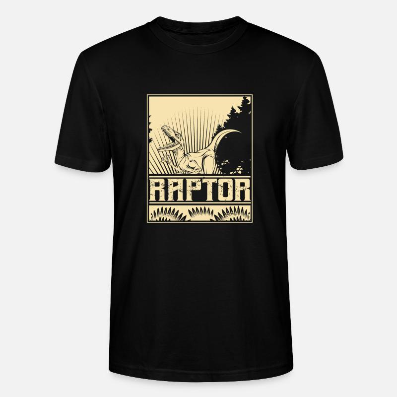 Raptor - Stanley/Stella Unisex Bio-T-Shirt CRAFTER - Schwarz