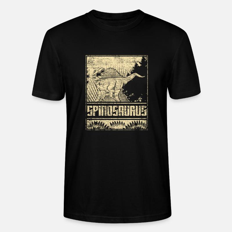 Spinosaurus - Stanley/Stella Unisex Bio-T-Shirt CRAFTER - Schwarz