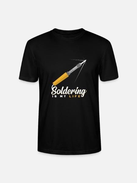 soldering - Stanley/Stella CRAFTER Unisex Organic T-Shirt - black