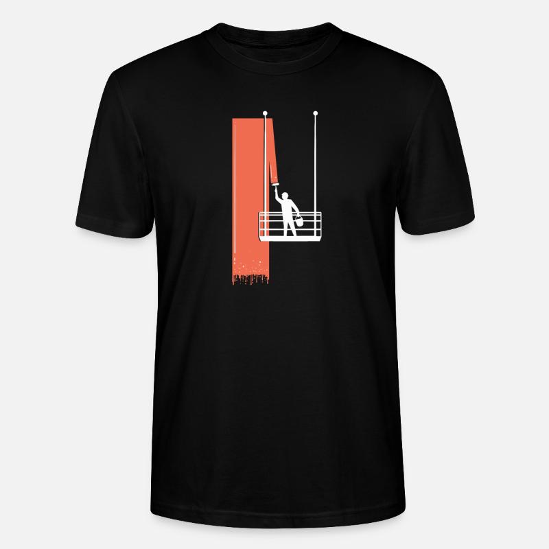 Façade Painter Painter Painter Painter - Stanley/Stella CRAFTER Unisex Organic T-Shirt - black
