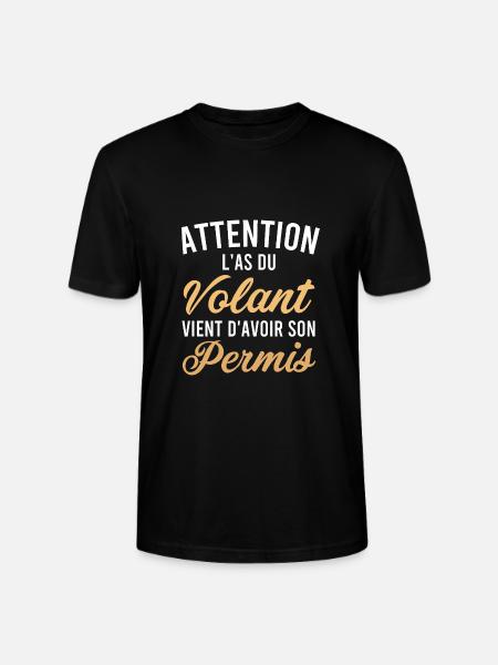 Jonge bestuurder voor rijbewijs - Stanley/Stella Uniseks bio-T-shirt CRAFTER - zwart
