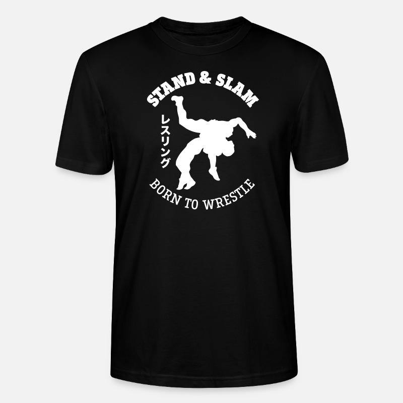 Ringer - Stanley/Stella Unisex Bio-T-Shirt CRAFTER - Schwarz