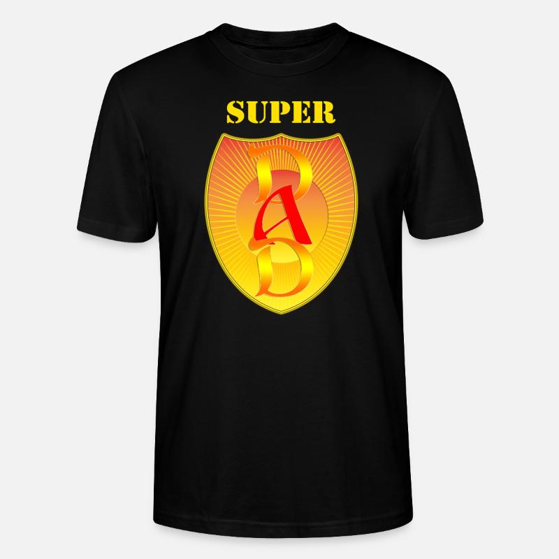 SUPERDAD - Stanley/Stella Unisex Bio-T-Shirt CRAFTER - Schwarz