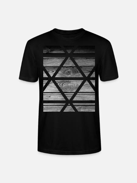 Holz - Stanley/Stella Unisex Bio-T-Shirt CRAFTER - Schwarz