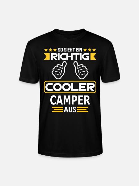 CAMPER - Stanley/Stella Unisex Bio-T-Shirt CRAFTER - Schwarz