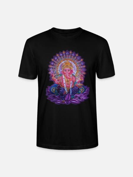 Ganesha 1 - Stanley/Stella CRAFTER Unisex Organic T-Shirt - black