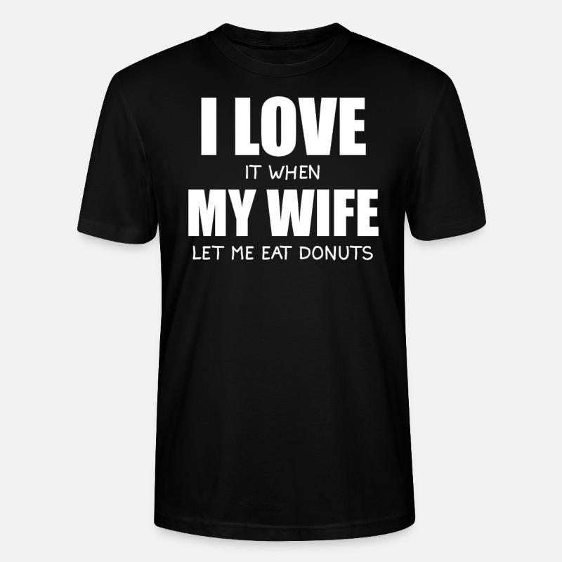 Donuts Beignets Cadeau - T-shirt bio CRAFTER Stanley Stella Unisexe - noir