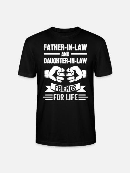Schwiegertochter & Schwiegervater Geschenk - Stanley/Stella Unisex Bio-T-Shirt CRAFTER - Schwarz