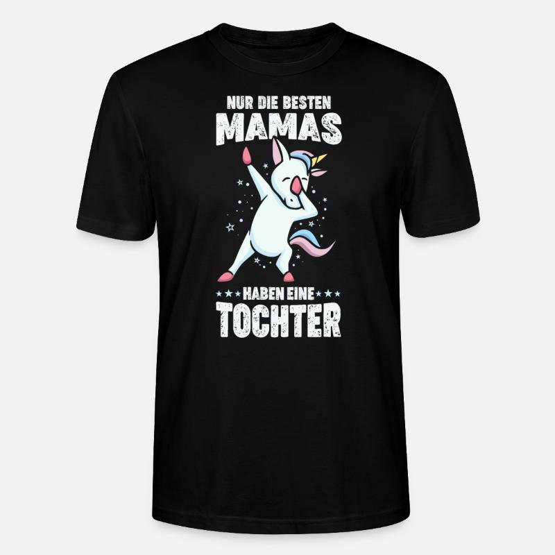 Mama Tochter Partnerlook Geschenk - Stanley/Stella Unisex Bio-T-Shirt CRAFTER - Schwarz