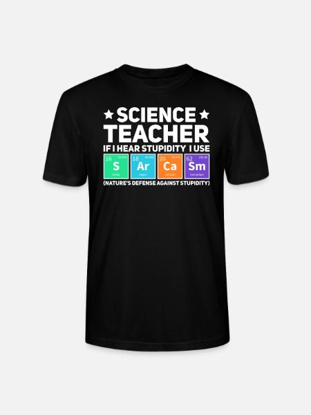 Professeur de sciences - T-shirt bio CRAFTER Stanley Stella Unisexe - noir