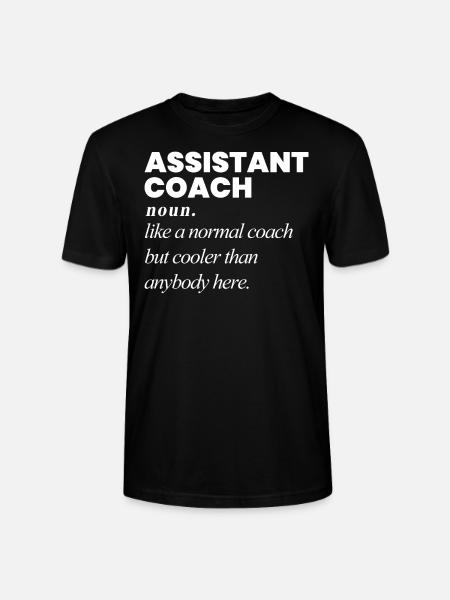 Assistenztrainer Coach Assistant Trainer - Stanley/Stella CRAFTER Unisex Organic T-Shirt - black