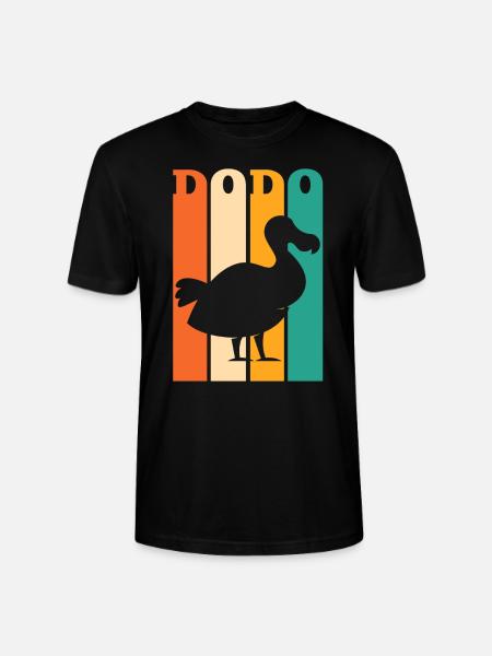 Dodo Dodo Animal ami cadeau - T-shirt bio CRAFTER Stanley Stella Unisexe - noir