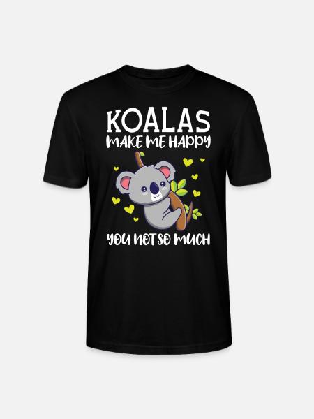 Koala Koala Koala's Gift - Stanley/Stella CRAFTER Unisex Organic T-Shirt - black