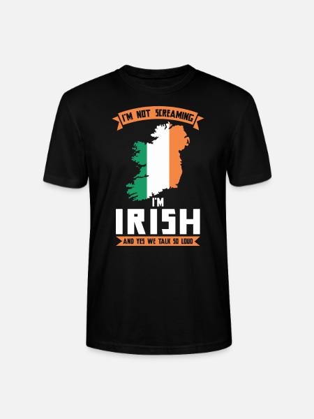 Irish Ireland Irish Gift - Stanley/Stella CRAFTER Unisex Organic T-Shirt - black