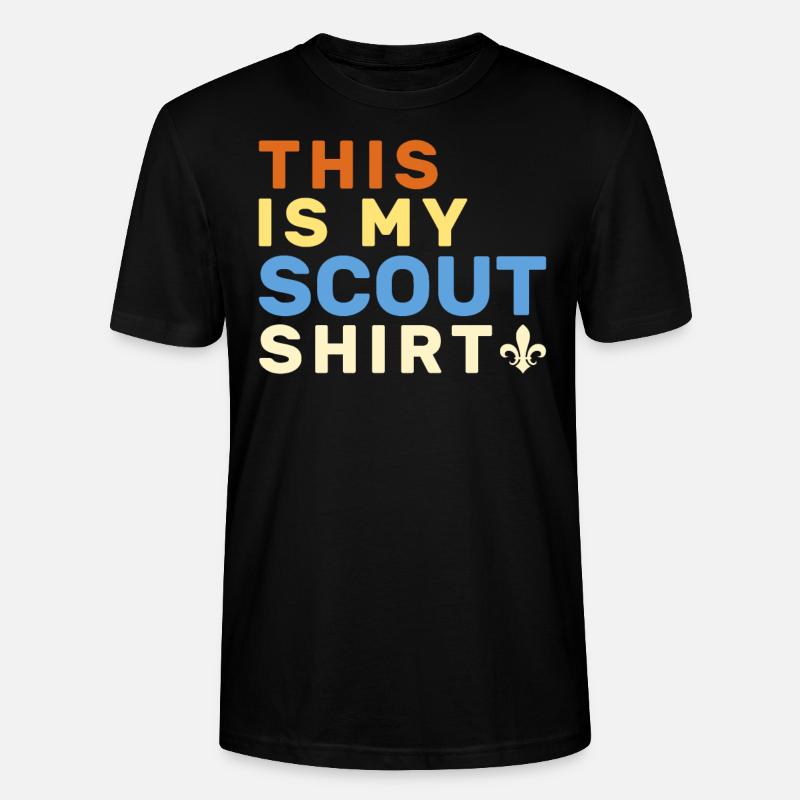 Scouting Scouting cadeau - T-shirt bio CRAFTER Stanley Stella Unisexe - noir