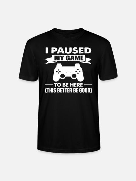 Gaming Gaming Gift - Stanley/Stella CRAFTER Unisex Organic T-Shirt - black