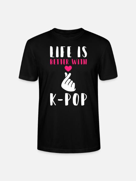 K-Pop K-Pop Gift - Stanley/Stella CRAFTER Unisex Organic T-Shirt - black
