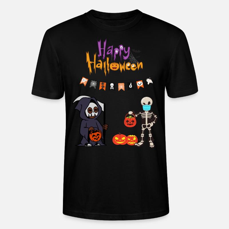 Halloween Kostüm tolle Geschenkidee - Stanley/Stella Unisex Bio-T-Shirt CRAFTER - Schwarz