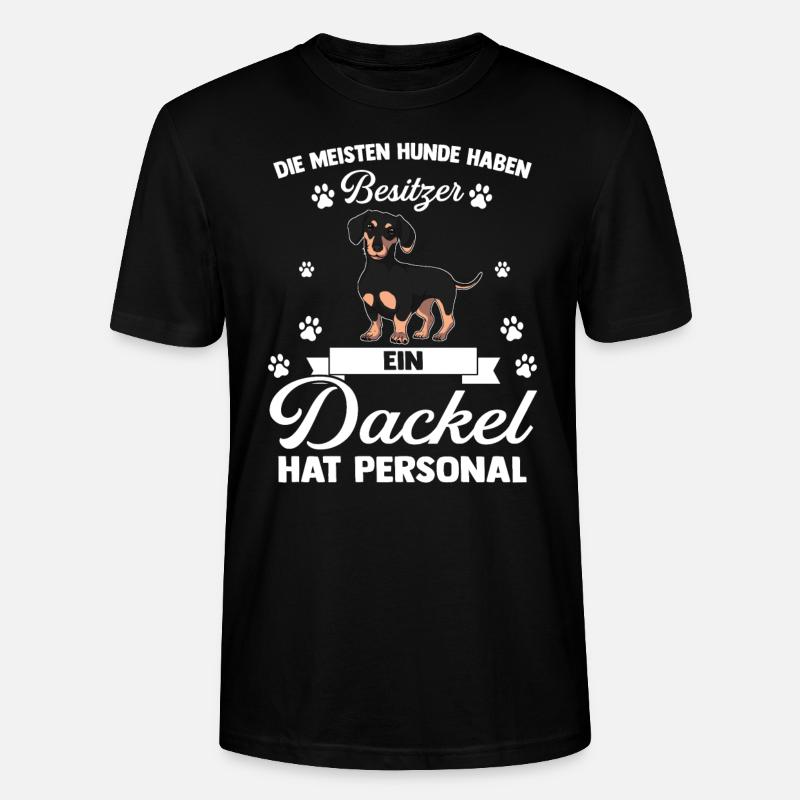 Teckel Cadeau Teckel - T-shirt bio CRAFTER Stanley Stella Unisexe - noir