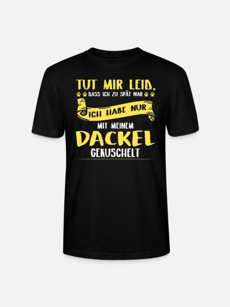 Dackel Dackel Geschenk - Stanley/Stella Unisex Bio-T-Shirt CRAFTER - Schwarz