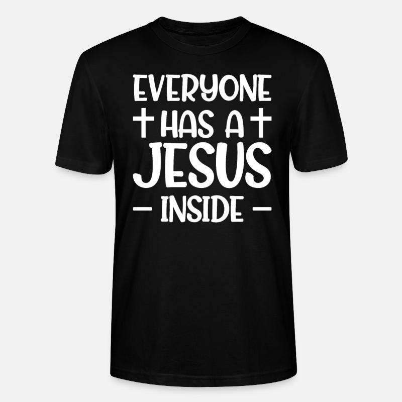 jésus Bible Religion Cadeau - T-shirt bio CRAFTER Stanley Stella Unisexe - noir