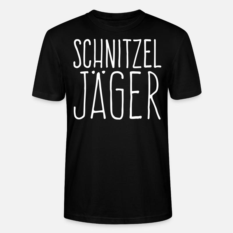 Schnitzeljäger Schnitzel Jäger - Stanley/Stella Unisex Bio-T-Shirt CRAFTER - Schwarz