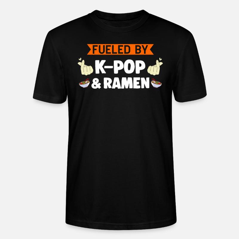 K-Pop-K-Pop-Merch K-Pop-Waren Geschenk - Stanley/Stella Unisex Bio-T-Shirt CRAFTER - Schwarz