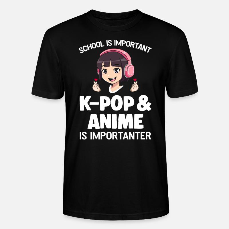 K-Pop-K-Pop-Merch K-Pop-Waren Geschenk - Stanley/Stella Unisex Bio-T-Shirt CRAFTER - Schwarz