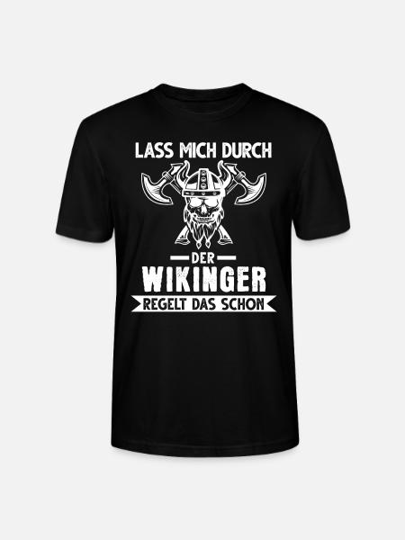 Wikinger Wikinger Krieger Geschenk - Stanley/Stella Unisex Bio-T-Shirt CRAFTER - Schwarz