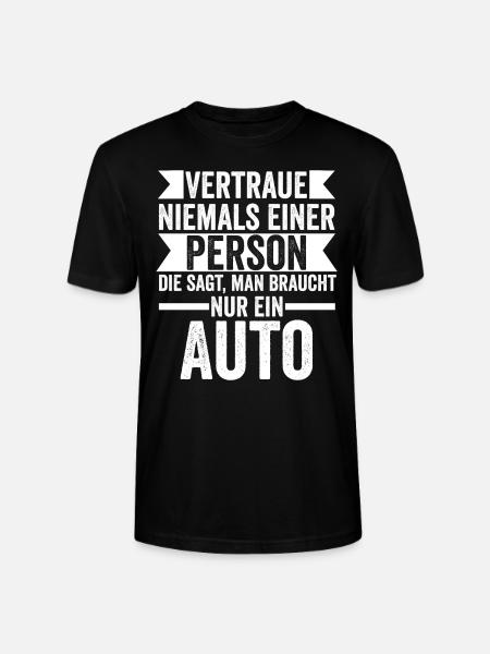 Autos Autoschrauber Autofahrer Geschenk - Stanley/Stella Unisex Bio-T-Shirt CRAFTER - Schwarz
