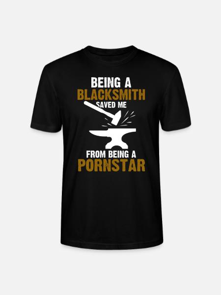 Blacksmith Blacksmith Gift - Stanley/Stella CRAFTER Unisex Organic T-Shirt - black