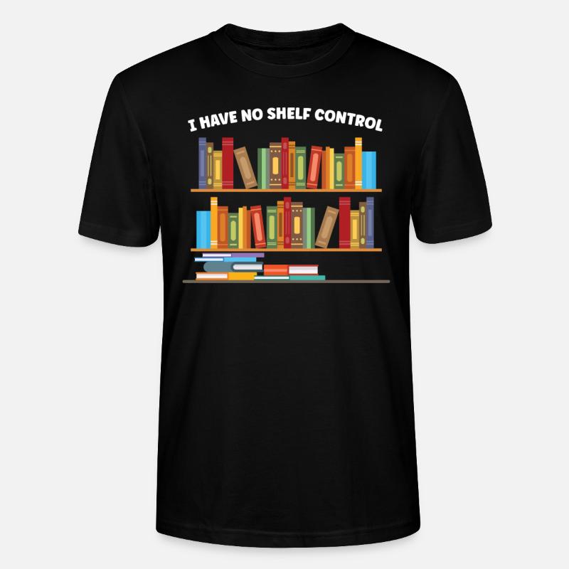 Library Librarian Libraries Gift - Stanley/Stella CRAFTER Unisex Organic T-Shirt - black