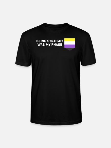 Non-binary Csd non-binary flag gift - Stanley/Stella CRAFTER Unisex Organic T-Shirt - black