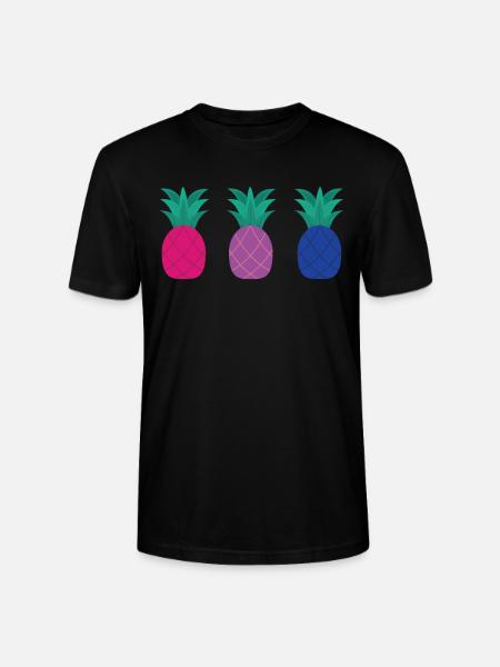 Bisexual Pineapple Bisexual Pineapple - Stanley/Stella CRAFTER Unisex Organic T-Shirt - black