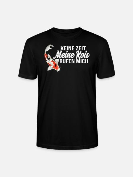 Kois Fisch Koi Flüsterer Geschenk - Stanley/Stella Unisex Bio-T-Shirt CRAFTER - Schwarz