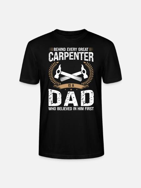 Zimmermann Far Søn Zimmermann Far Familie - Stanley Stella CRAFTER unisex økologisk-T-shirt - sort