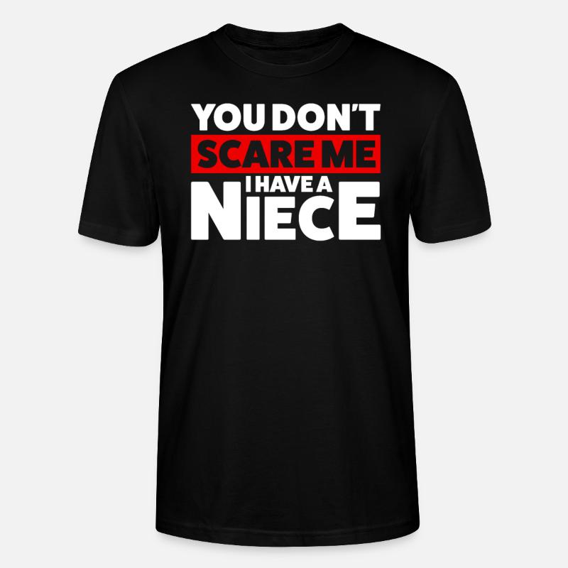 Onkel Nichte Onkel Nichte Geschenk - Stanley/Stella Unisex Bio-T-Shirt CRAFTER - Schwarz