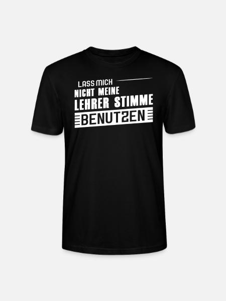 Lehrer Beruf Schullehrer Geschenk - Stanley/Stella Unisex Bio-T-Shirt CRAFTER - Schwarz